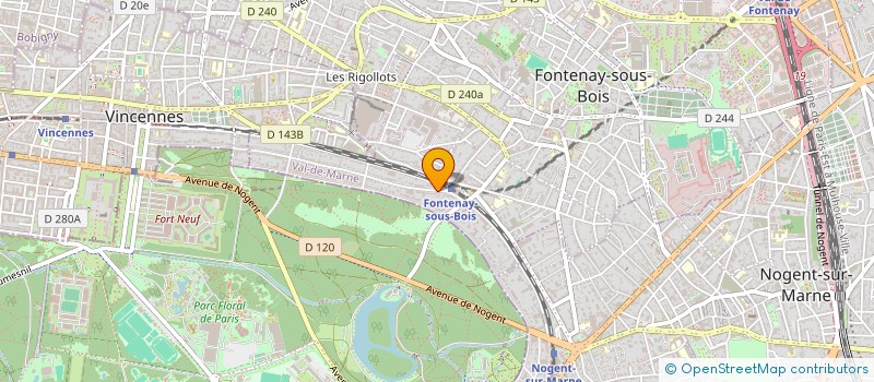 localisation de l'entreprise WAY CONSULTING à FONTENAY-SOUS-BOIS