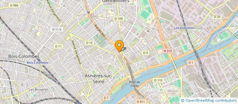 localisation de l'entreprise WAY IMMO & SERVICES à ASNIERES-SUR-SEINE