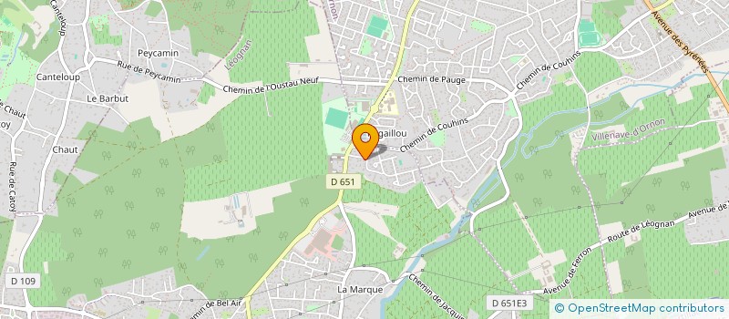 localisation de l'entreprise WAY MUSIC  LEOGNAN