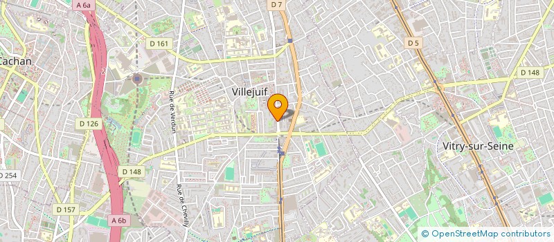localisation de l'entreprise WAY OF FREEDOM à VILLEJUIF