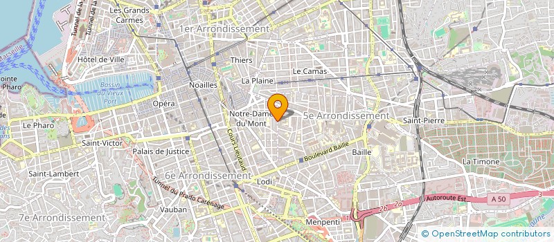 localisation de l'entreprise WAY OF LIFE  MARSEILLE