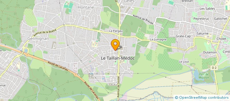 localisation de l'entreprise WAY OUT  LE TAILLAN-MEDOC