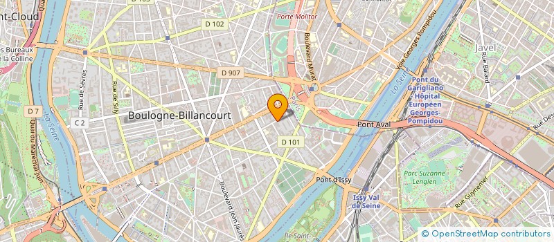 localisation de l'entreprise WAY PRODUCTIONS à BOULOGNE-BILLANCOURT