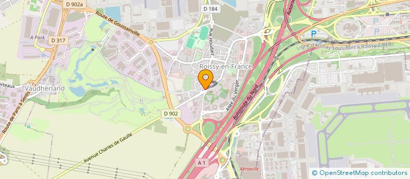 localisation de l'entreprise WAY UP INSTITUTE à ROISSY-EN-FRANCE