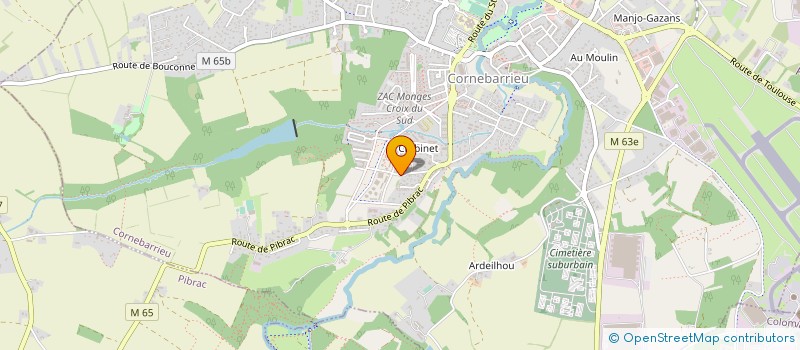 localisation de l'entreprise WAYCARS EURL  CORNEBARRIEU