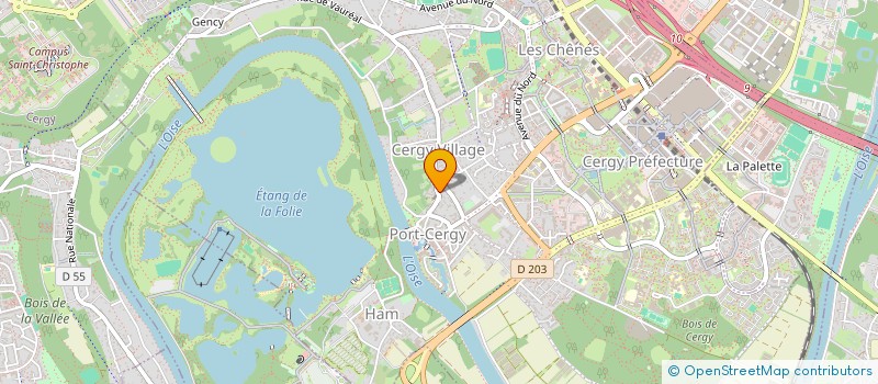 localisation de l'entreprise WAYFINDER  CERGY