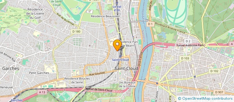 localisation de l'entreprise WAYFORWARD  SAINT CLOUD