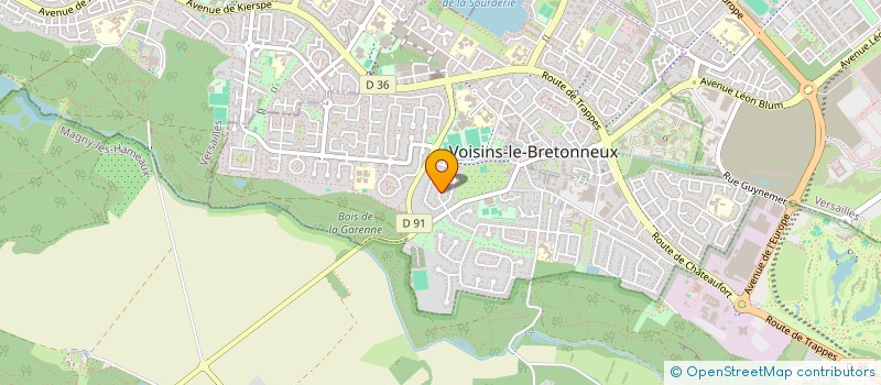 localisation de l'entreprise WAYNA SOFTWARE à VOISINS-LE-BRETONNEUX