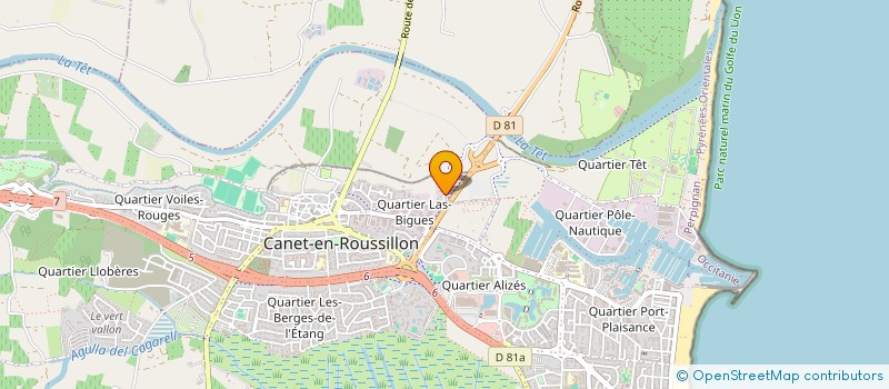 localisation de l'entreprise WAYPOINT 66 à CANET-EN-ROUSSILLON