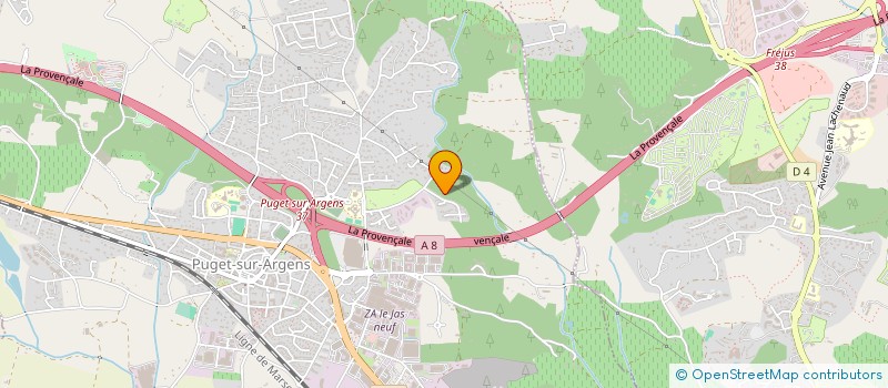 localisation de l'entreprise WAYTEX  PUGET-SUR-ARGENS