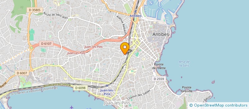 localisation de l'entreprise WAZ CONSULING à ANTIBES