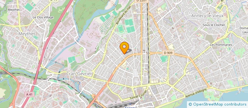 localisation de l'entreprise WAZA AIRSOFT 74 à ANNECY