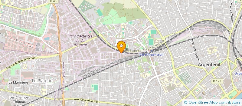 localisation de l'entreprise WAZABAT à ARGENTEUIL