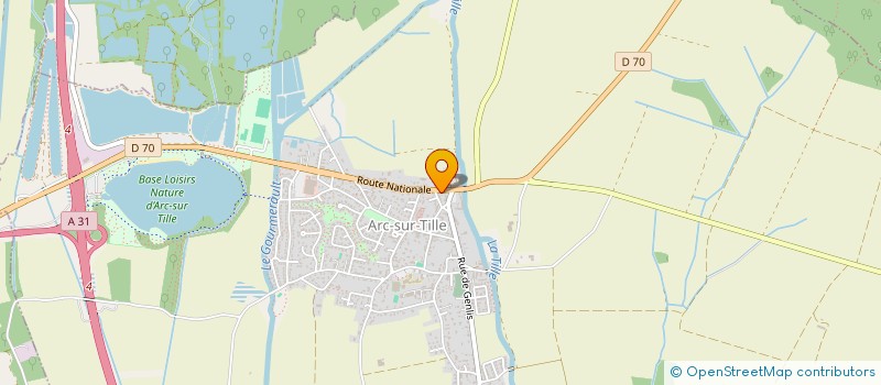 localisation de l'entreprise WAZANI  ARC-SUR-TILLE