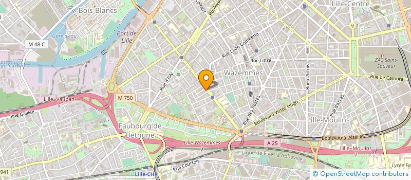 localisation de l'entreprise WAZE MICRO à LILLE