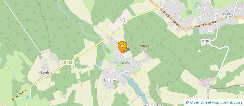 localisation de l'entreprise WAZENE LAON  CAISNES