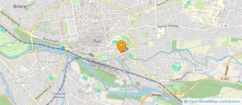 localisation de l'entreprise WAZFIRM à PAU