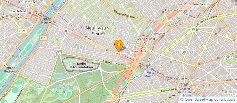 localisation de l'entreprise WAZI à NEUILLY-SUR-SEINE