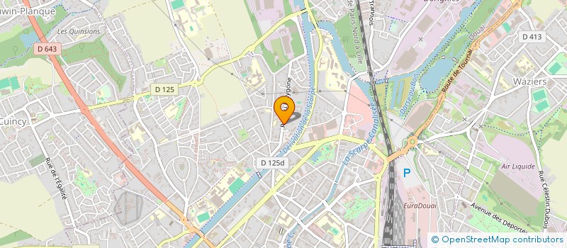 localisation de l'entreprise WAZIERS IMMO à DOUAI