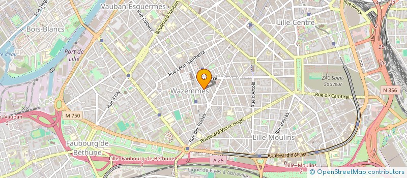localisation de l'entreprise WAZIMMO à LILLE