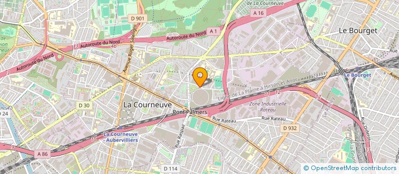 localisation de l'entreprise WAZIRI à LA COURNEUVE