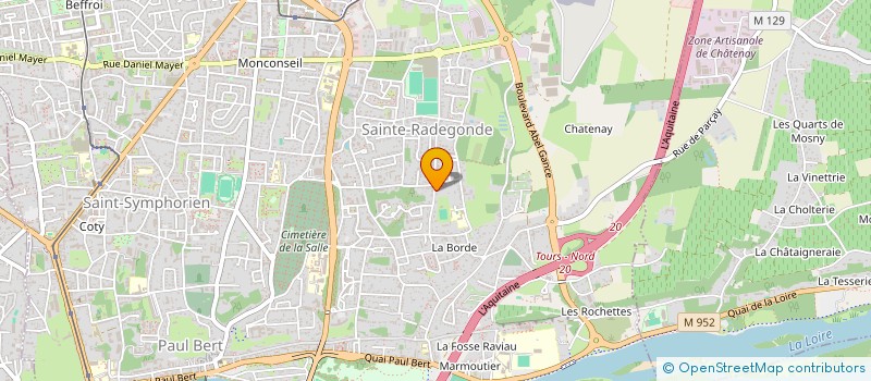 localisation de l'entreprise WAZO  TOURS