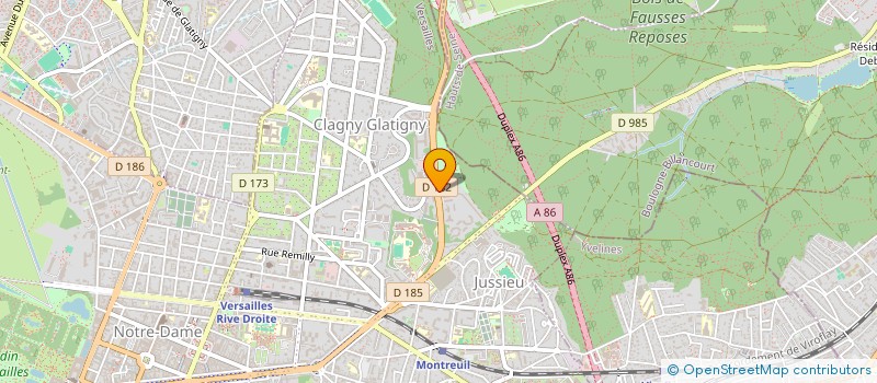 localisation de l'entreprise WAZREN  VERSAILLES