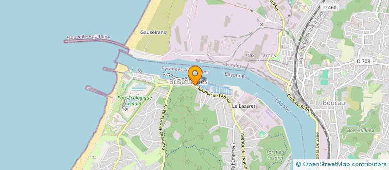 localisation de l'entreprise WAZUP BEACH FESTIVAL  ANGLET