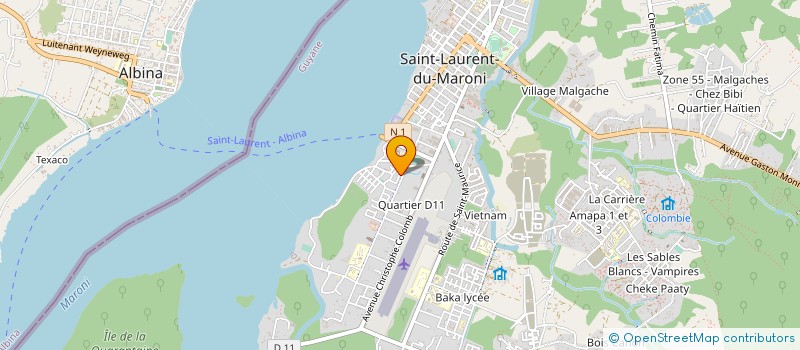 localisation de l'entreprise WAZZUP à SAINT-LAURENT-DU-MARONI