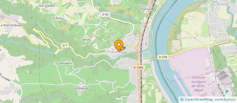 localisation de l'entreprise WB à CHAVANAY