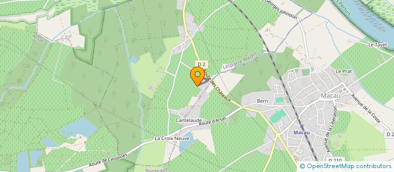 localisation de l'entreprise WB  LABARDE