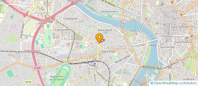 localisation de l'entreprise WB à TOULOUSE