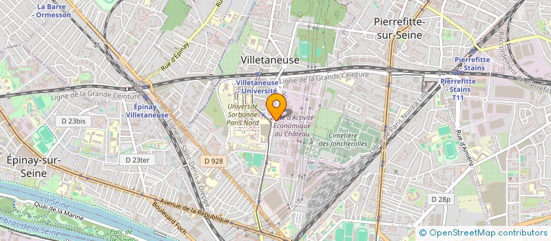 localisation de l'entreprise WB à VILLETANEUSE