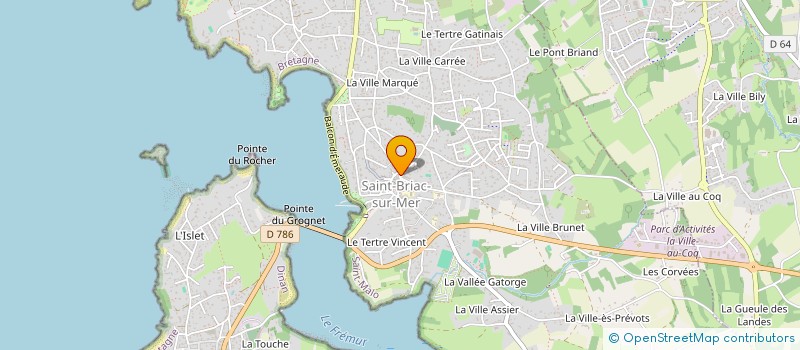 localisation de l'entreprise WB  SAINT-BRIAC-SUR-MER