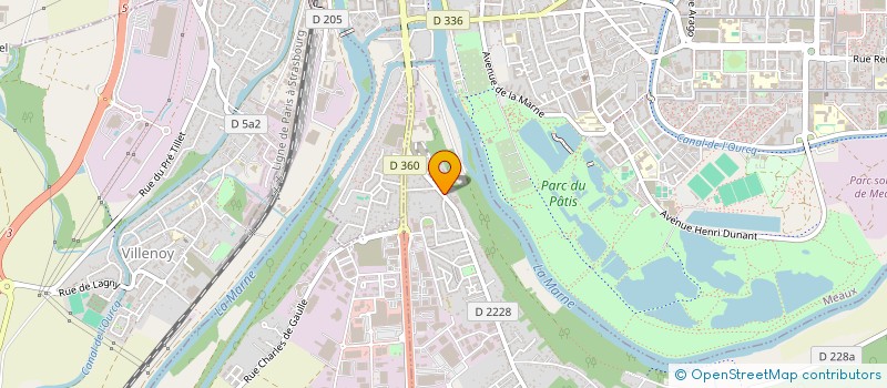 localisation de l'entreprise WB à NANTEUIL-LES-MEAUX