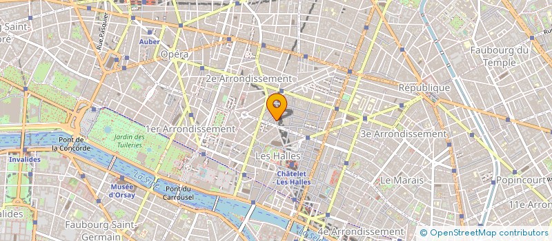 localisation de l'entreprise WB ASSOCIES à PARIS