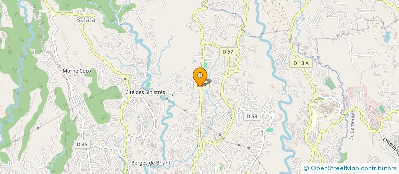 localisation de l'entreprise WB.BUNGALOWS  FORT-DE-FRANCE