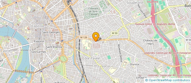 localisation de l'entreprise WB CALLING  TOULOUSE