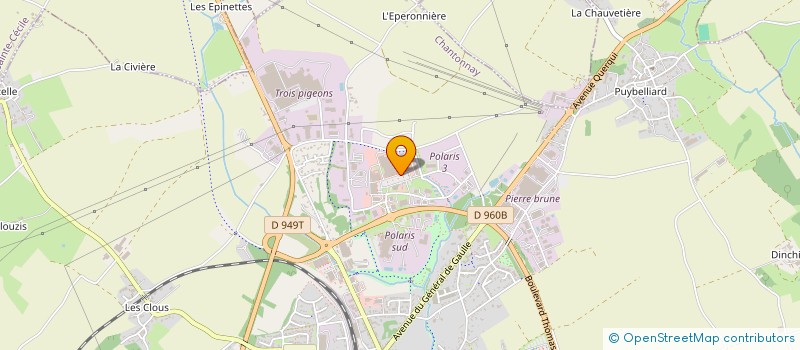 localisation de l'entreprise WB CHANTONNAY à CHANTONNAY