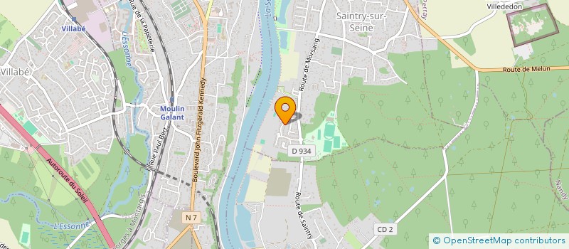localisation de l'entreprise WB CONSEILS à SAINTRY-SUR-SEINE