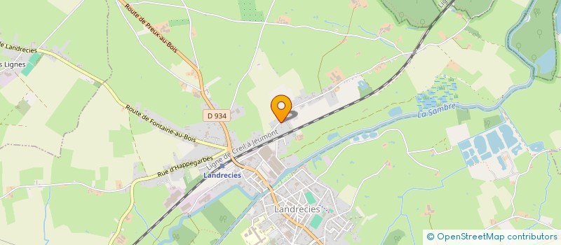 localisation de l'entreprise WB IMMO  LANDRECIES