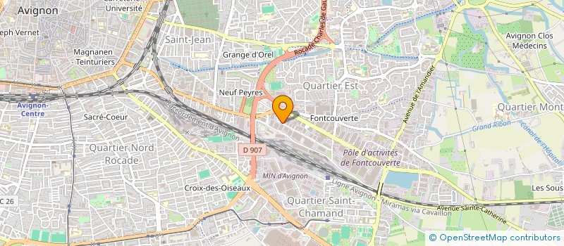 localisation de l'entreprise WB IMMO  AVIGNON