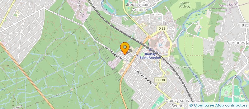 localisation de l'entreprise WB INVEST  YERRES