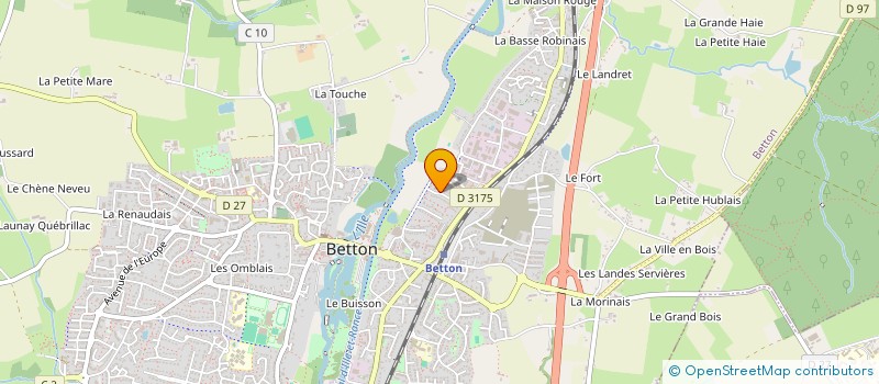 localisation de l'entreprise WB MEDIAS  BETTON