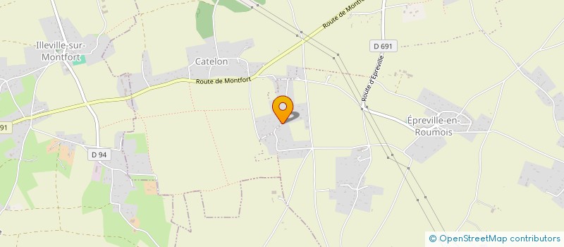 localisation de l'entreprise WB METAL CONCEPT  FLANCOURT-CRESCY-EN-ROUMOIS