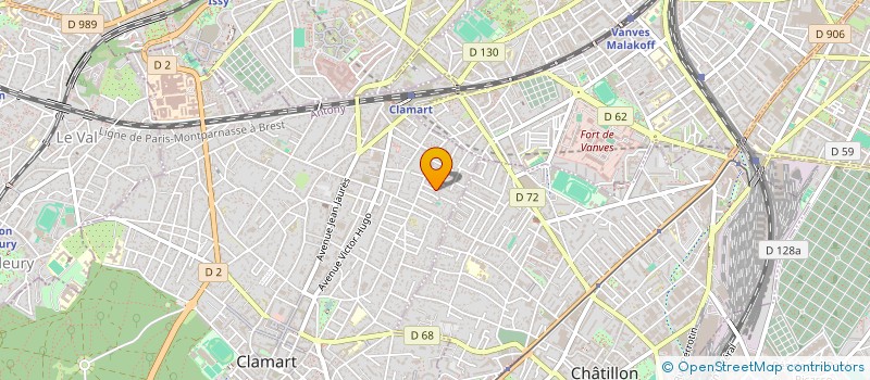 localisation de l'entreprise WB MOE à CLAMART