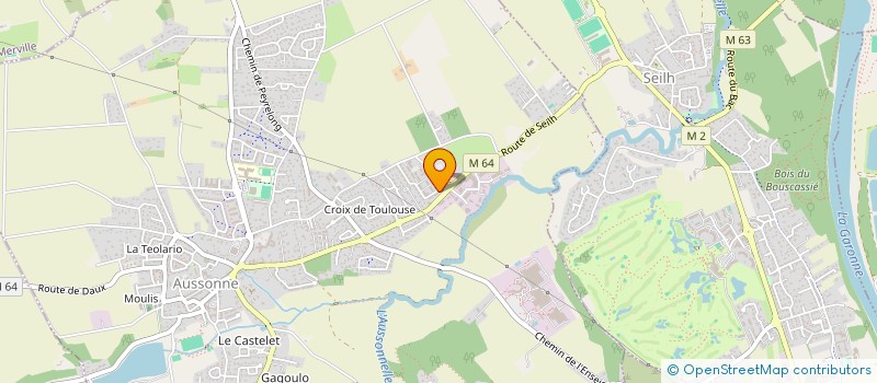 localisation de l'entreprise WB OPTIC à AUSSONNE