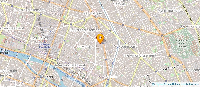 localisation de l'entreprise WB PATRIMOINE  PARIS