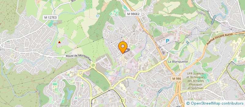 localisation de l'entreprise WB PATRIMOINE  GRABELS