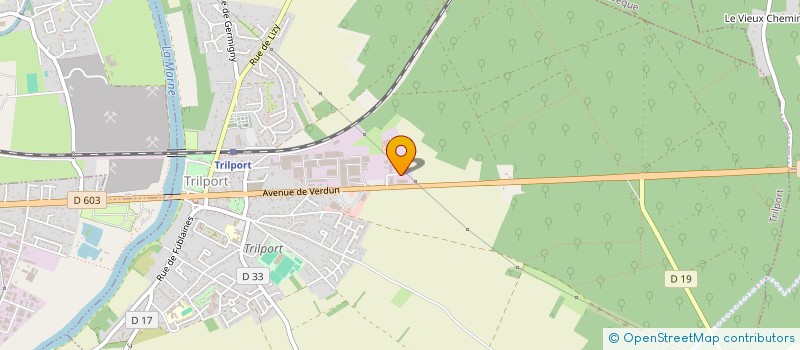 localisation de l'entreprise WB SAINT-REMY  TRILPORT